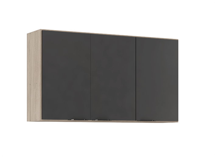 Armário Aéreo Firenze 3p 120 cm Demóbile Móveis 1 ARMARIO AEREO 3P 120CM FIRENZE 94331 Demóbile Móveis