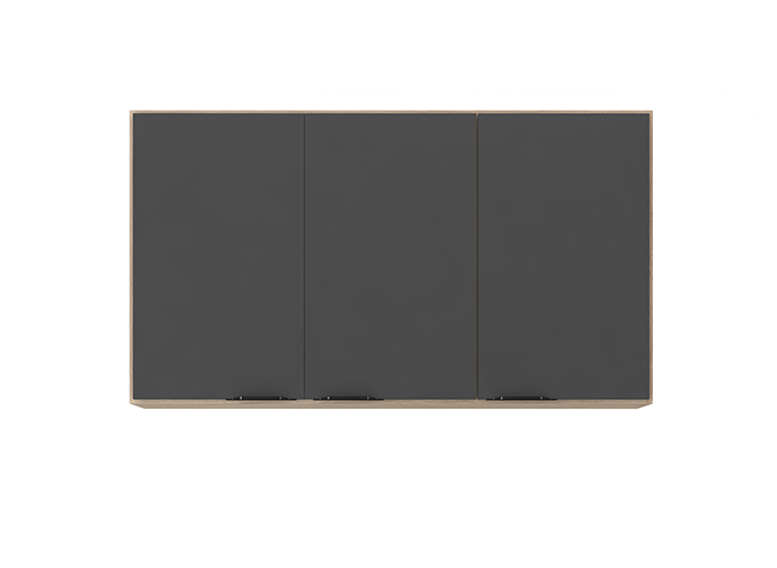 Armário Aéreo Firenze 3p 120 cm Demóbile Móveis 2 ARMARIO AEREO 3P 120CM FIRENZE 94331 Demóbile Móveis