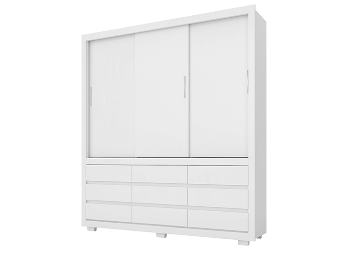 Guarda Roupa de Casal Detroit Demóbile Móveis 2 Detroit GR 39290 Demóbile Móveis