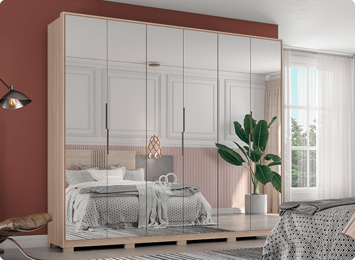 Guarda Roupa Casal Atrice Demóbile Móveis 21 ATRICE D66010 min Demóbile Móveis