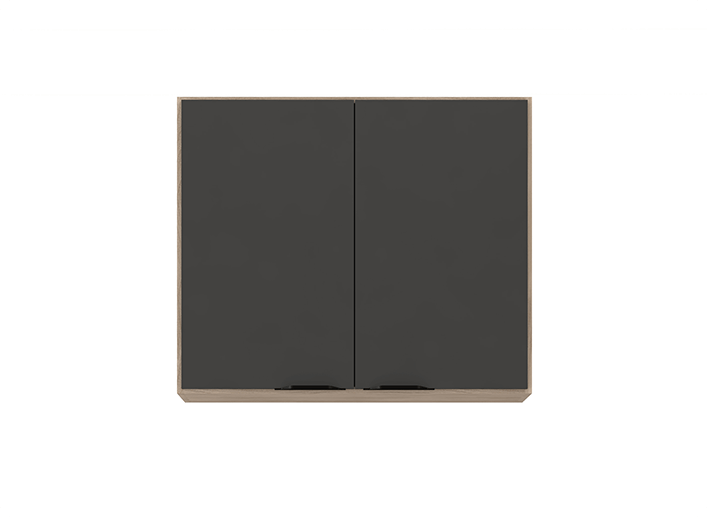 Armário Aéreo Firenze 2p 80 cm Demóbile Móveis 2ARMARIO AEREO 2P 80CM FIRENZE 94241 Demóbile Móveis