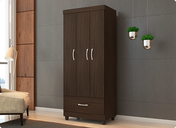 Guarda Roupa Prince 3 Portas Demóbile Móveis 4 Prince GR 31060 min Demóbile Móveis