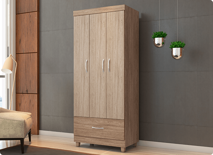 Guarda Roupa Prince 3 Portas Demóbile Móveis 5 Prince GR 31060 min Demóbile Móveis