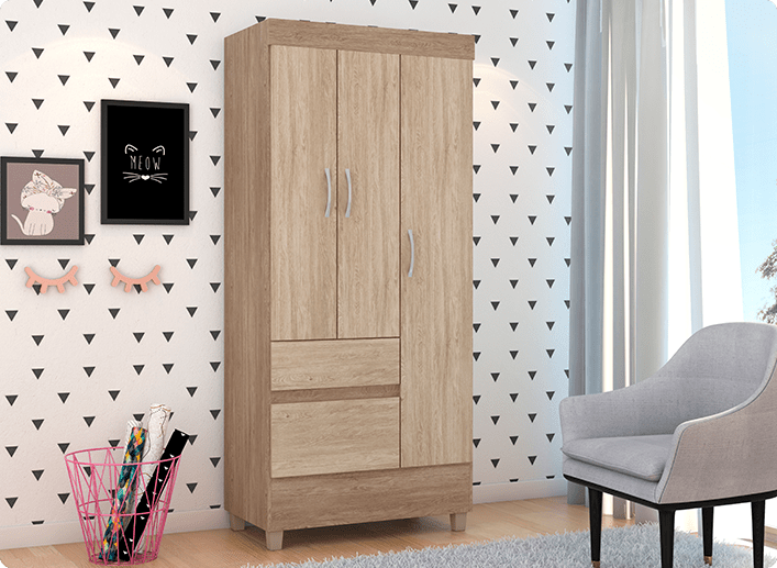 Guarda Roupa Wind 3 Portas Demóbile Móveis 5 Wind GR 32860 min Demóbile Móveis