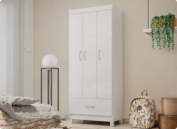 Guarda Roupa Prince 3 Portas Demóbile Móveis 6 Prince GR 31060 min 1 Demóbile Móveis