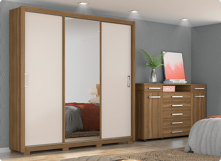 Guarda Roupa Residence Demóbile Móveis 6 Residence GR 32230 min Demóbile Móveis