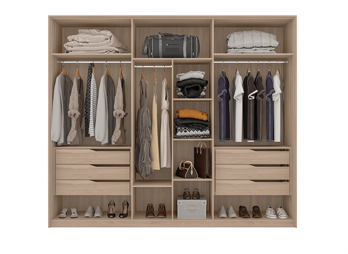 Guarda Roupa Casal Atrice Demóbile Móveis 9 ATRICE D66010 min Demóbile Móveis