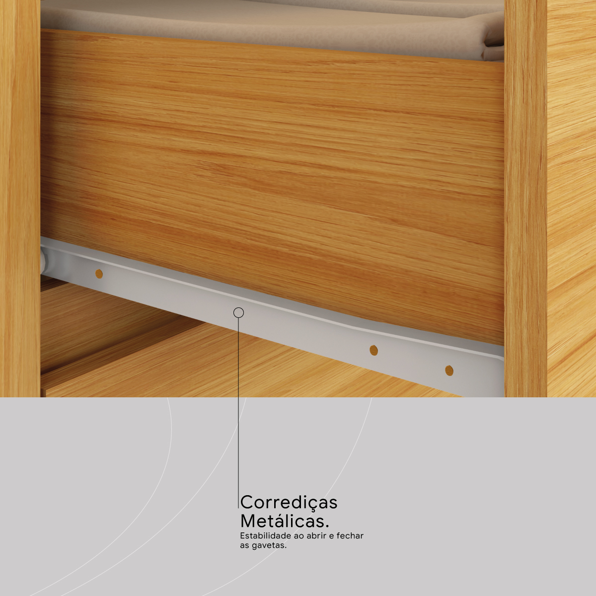 Kit Cozinha Malta Demóbile Móveis CORREDICAS METALICAS 20 Demóbile Móveis