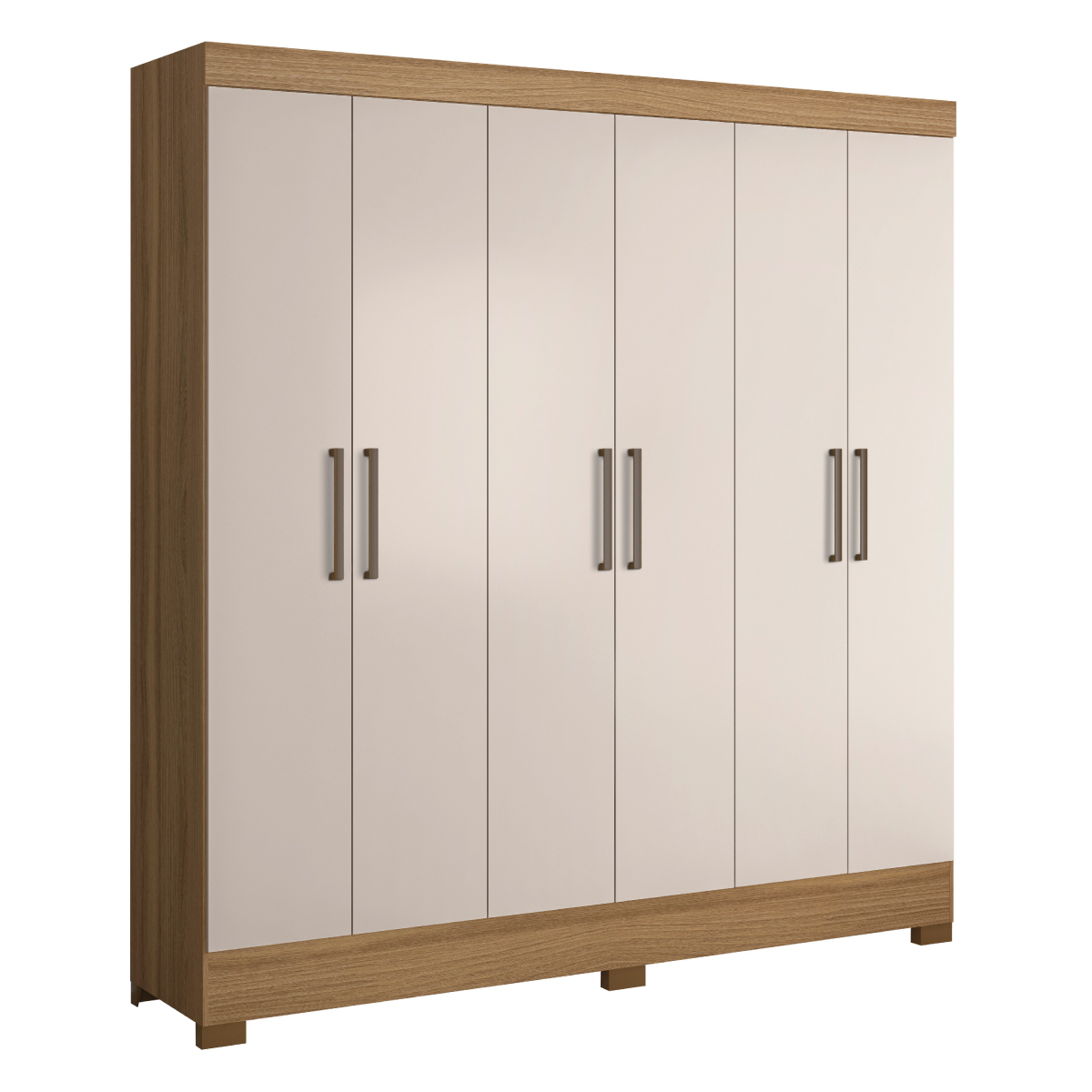 Guarda-Roupa Casal Prático Demóbile Móveis PERSPECTIVA 11 Demóbile Móveis