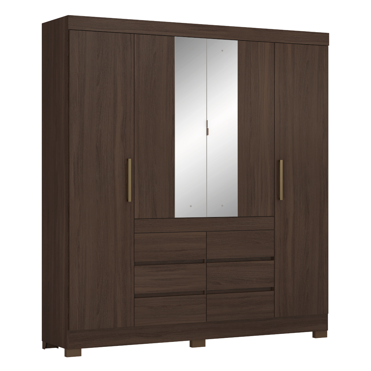 Guarda-Roupa Casal Cádis Demóbile Móveis PERSPECTIVA 17 Demóbile Móveis