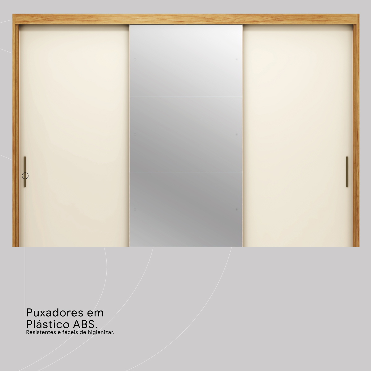 PUXADORES EM PLASTICO ABS Demóbile Móveis