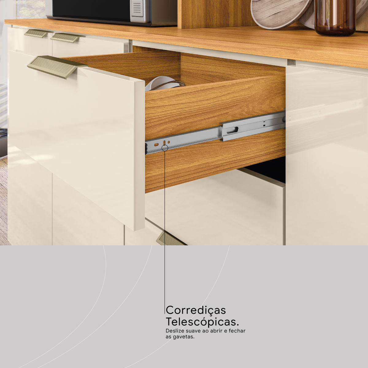 CORREDICAS TELESCOPICAS Demóbile Móveis