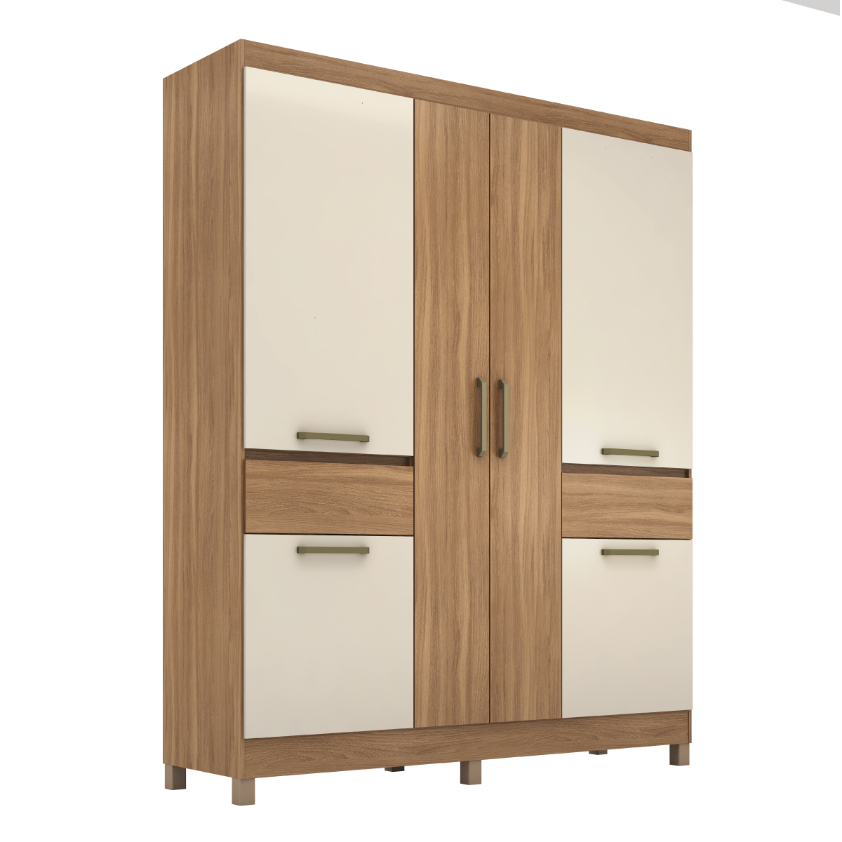 Guarda-Roupa Casal Mauá Demóbile Móveis PERSPECTIVA Demóbile Móveis