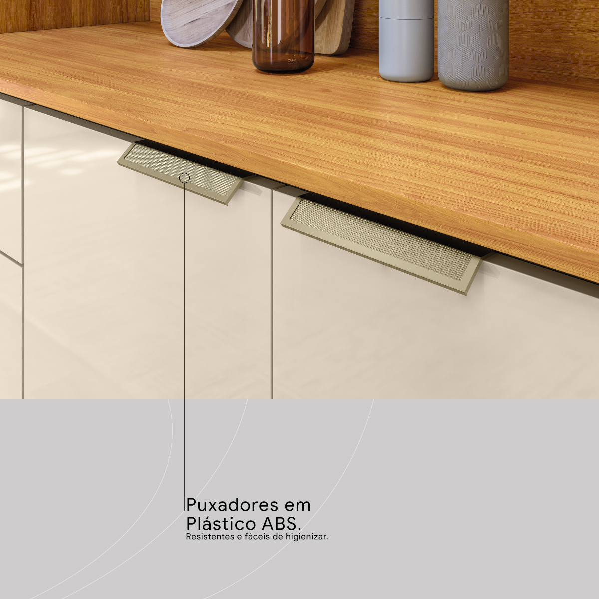 PUXADORES EM PLASTICO ABS 2 Demóbile Móveis