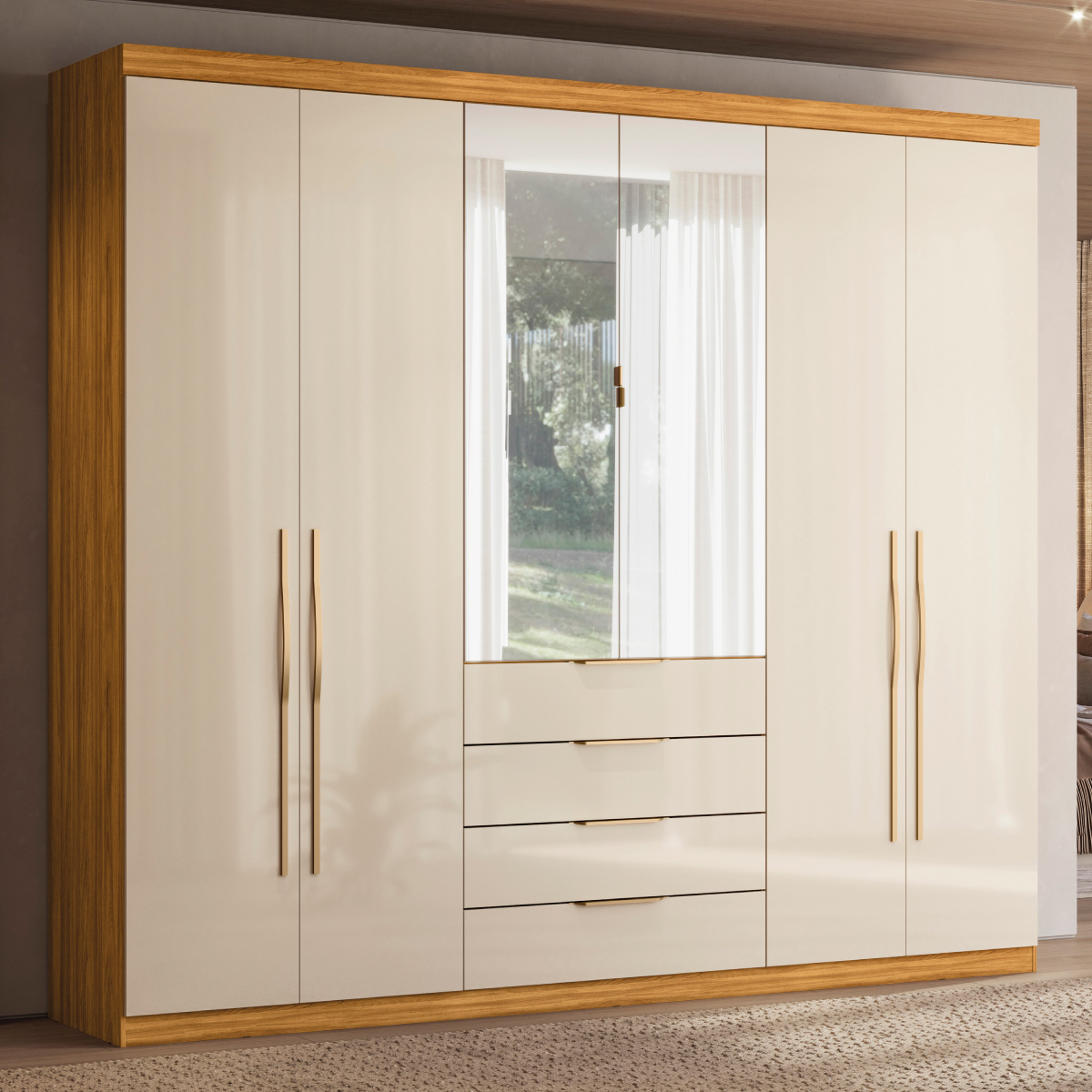 Guarda-Roupa Casal Giardino Demóbile Móveis AMBIENTE 5 Demóbile Móveis