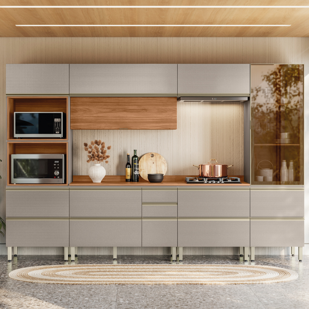 Cozinha Proença 330 Demóbile Móveis AMBIENTE 10 Demóbile Móveis