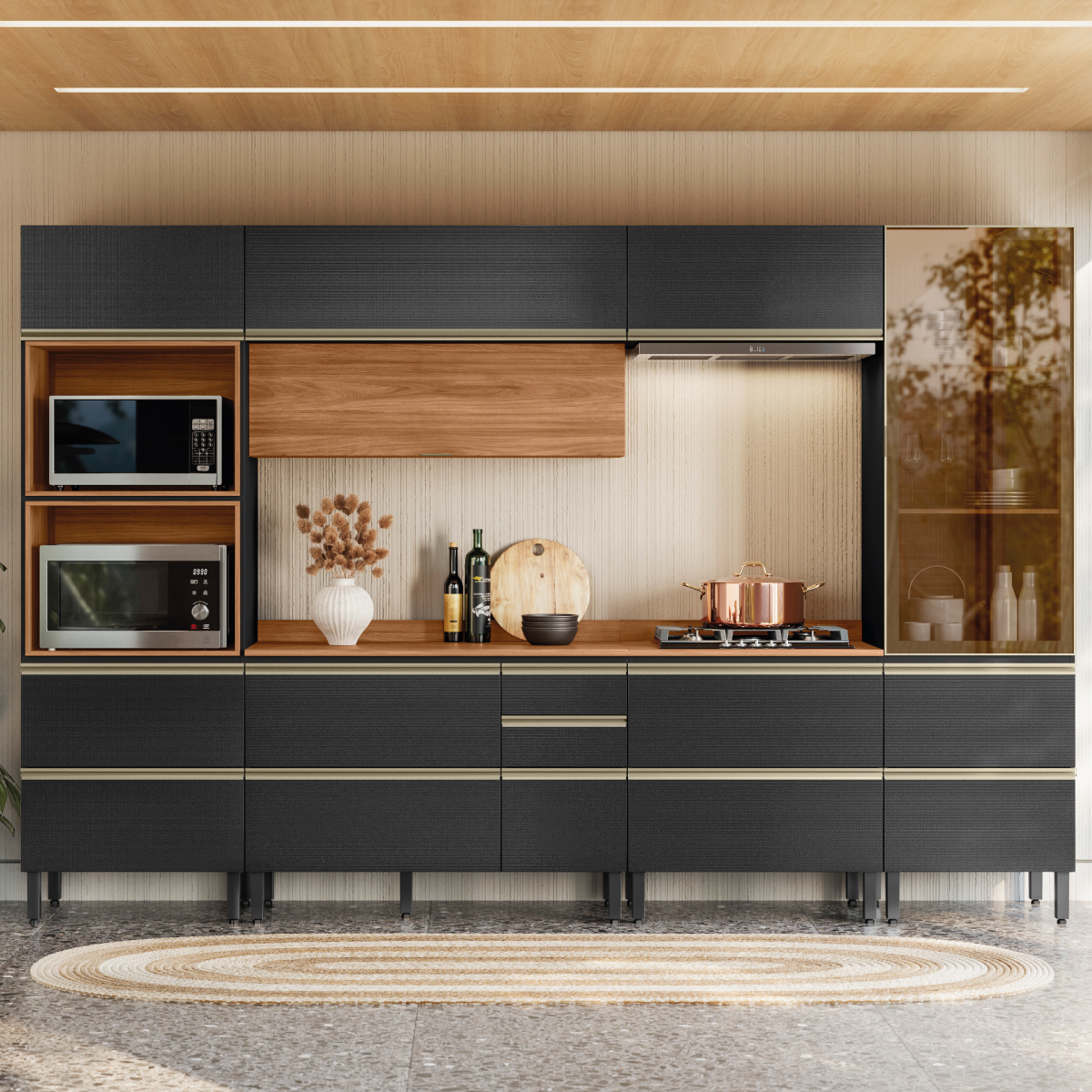 Cozinha Proença 330 Demóbile Móveis AMBIENTE 11 Demóbile Móveis