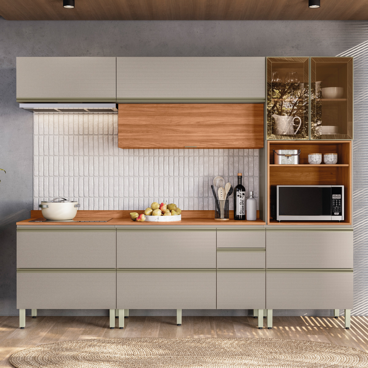 Cozinha Proença 270 Demóbile Móveis AMBIENTE 20 Demóbile Móveis