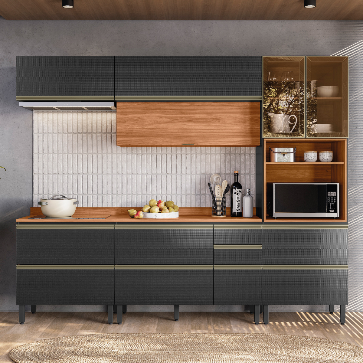 Cozinha Proença 270 Demóbile Móveis AMBIENTE 21 Demóbile Móveis