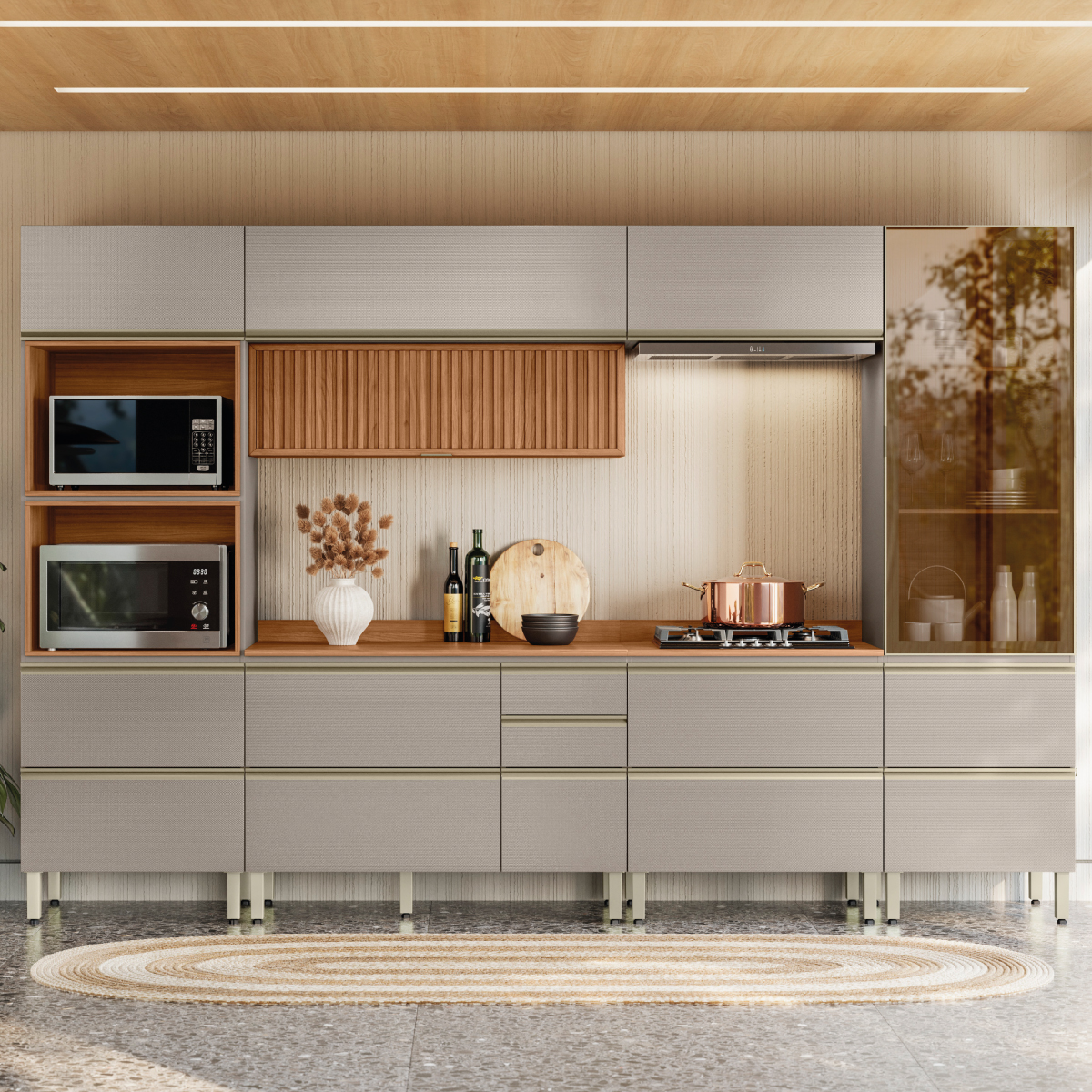 Cozinha Proença 330 Demóbile Móveis AMBIENTE 8 Demóbile Móveis