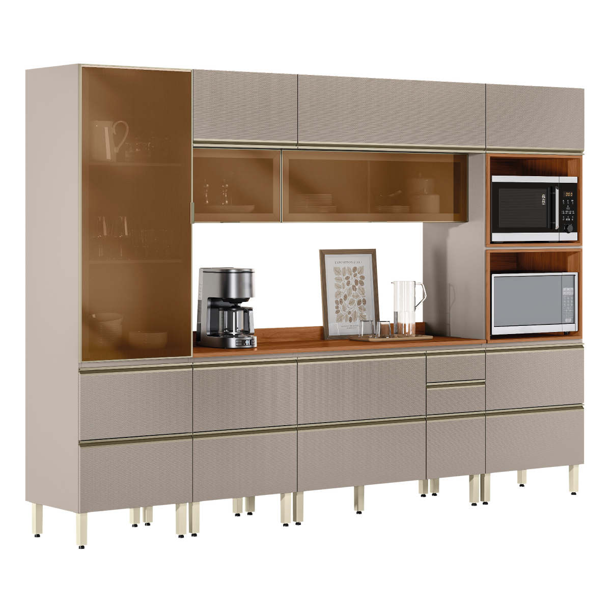 Cozinha Proença 310 Demóbile Móveis PERSPECTIVA 14 Demóbile Móveis
