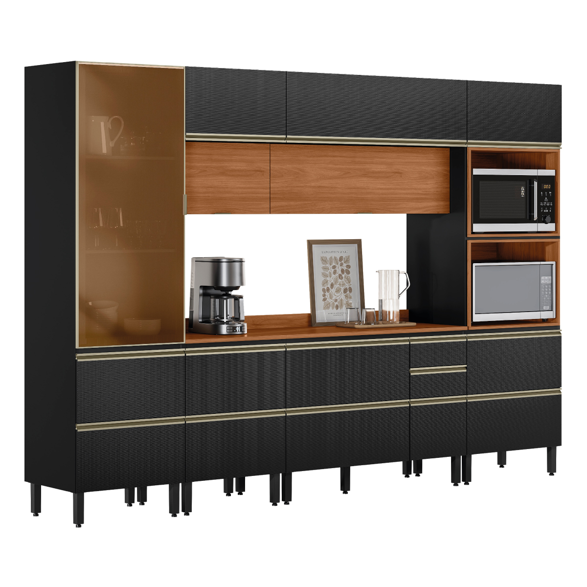 Cozinha Proença 310 Demóbile Móveis PERSPECTIVA 17 Demóbile Móveis