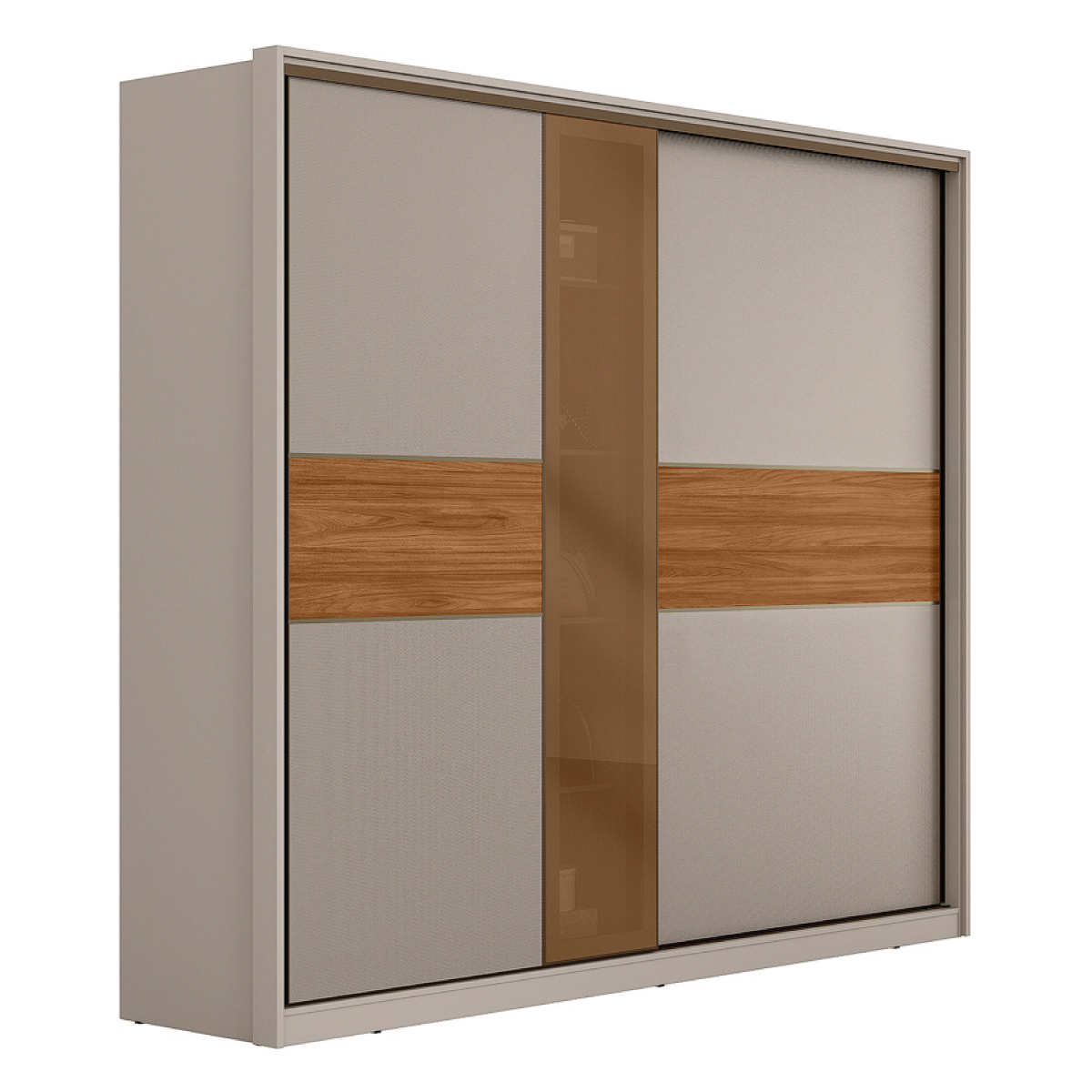 Guarda-Roupa Casal Authentic Demóbile Móveis PERSPECTIVA A Demóbile Móveis