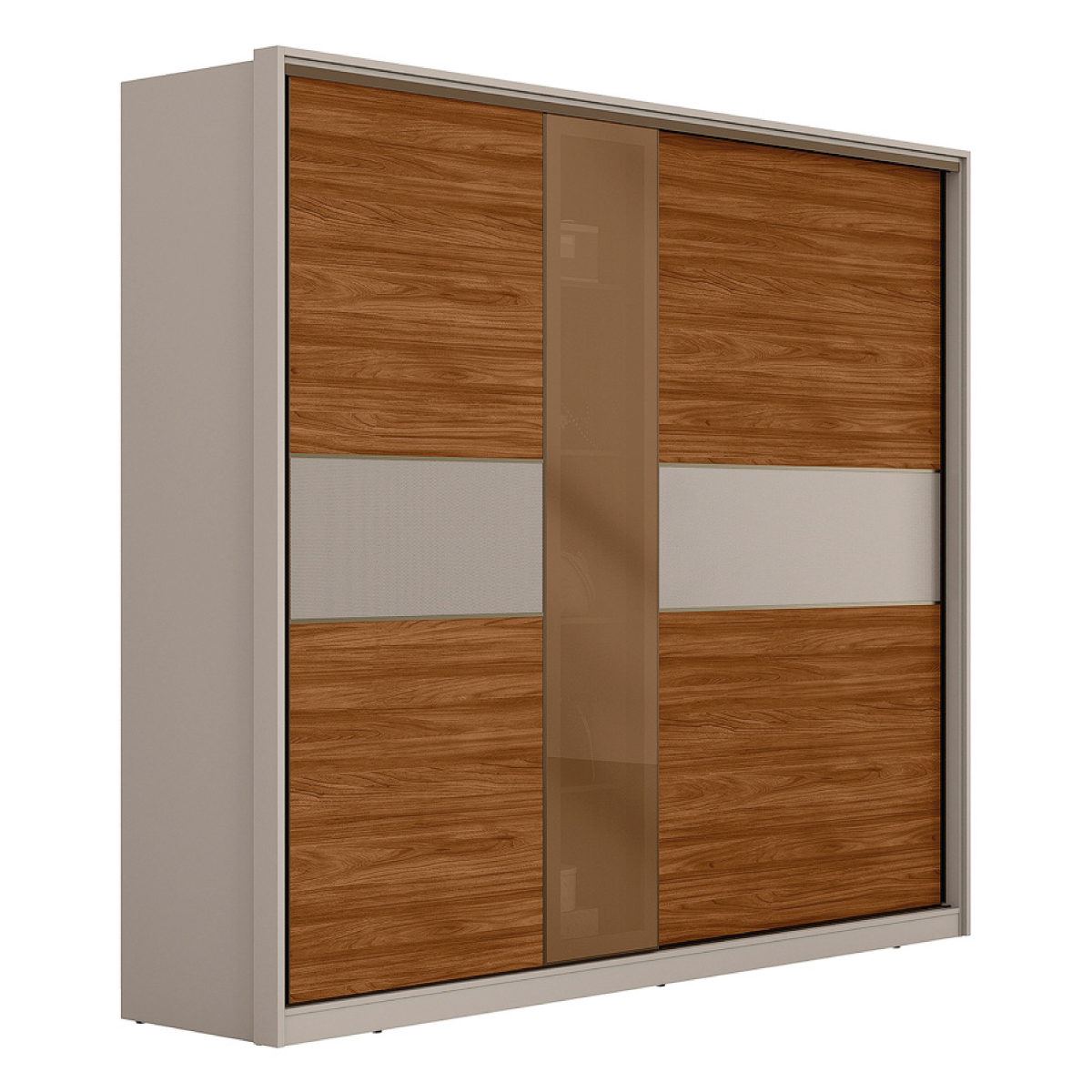 Guarda-Roupa Casal Authentic Demóbile Móveis PERSPECTIVA C Demóbile Móveis