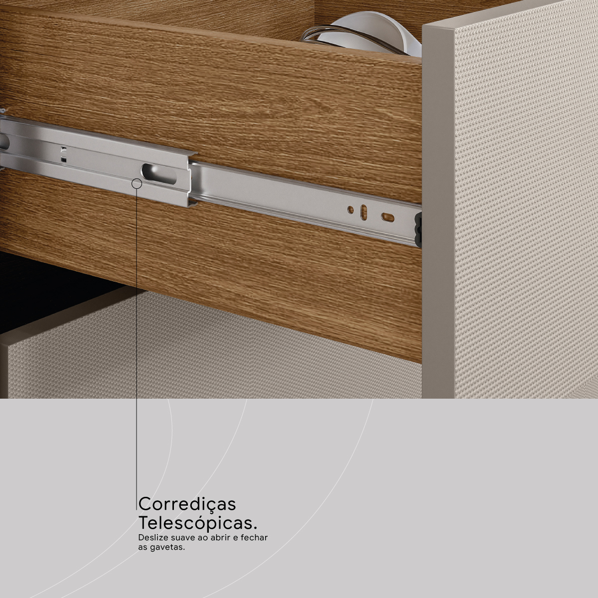 CORREDICAS TELESCOPICAS 13 Demóbile Móveis