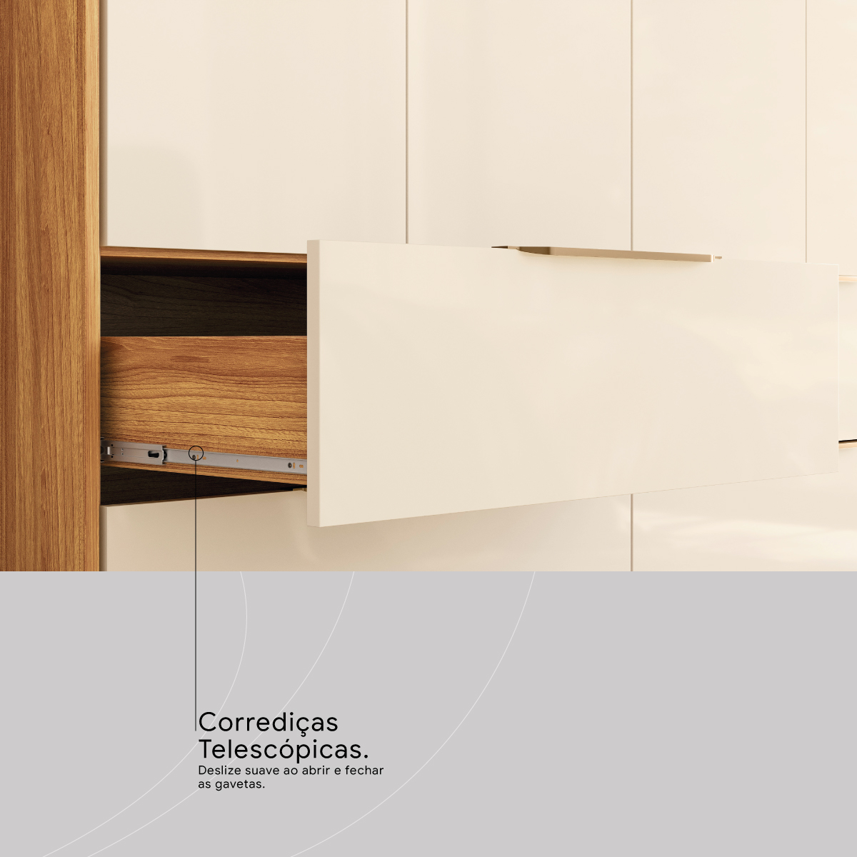 CORREDICAS TELESCOPICAS 3 Dem&oacute;bile M&oacute;veis