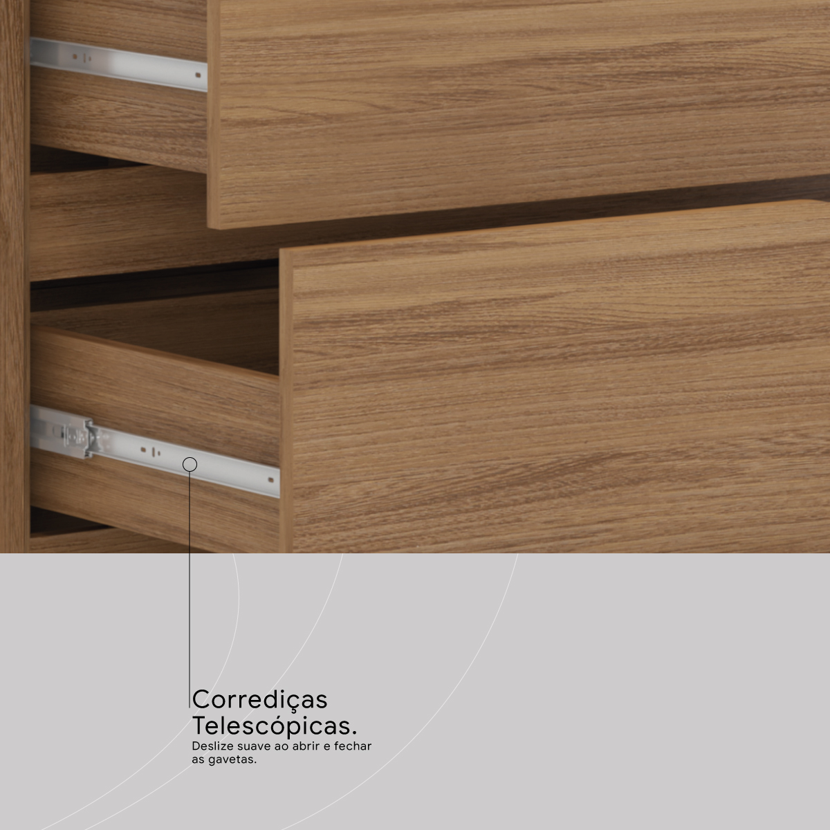 CORREDICAS TELESCOPICAS 5 Demóbile Móveis