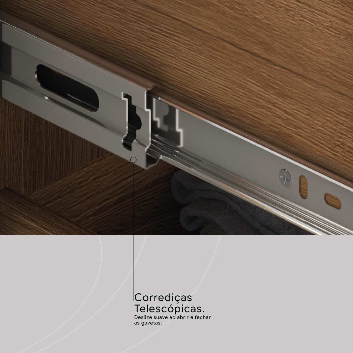 CORREDICAS TELESCOPICAS 7 Demóbile Móveis