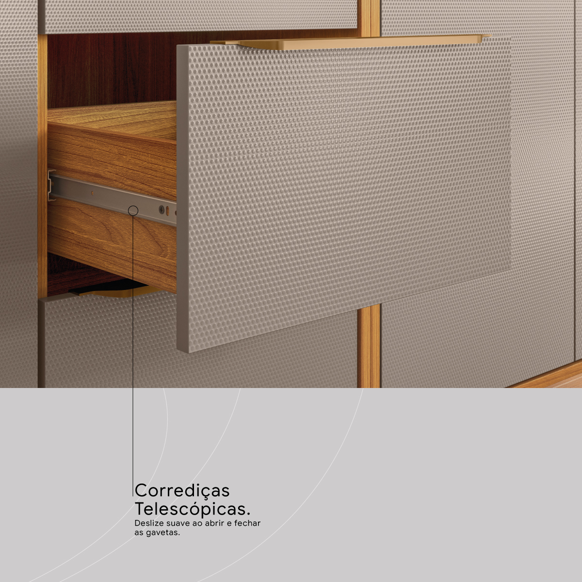 CORREDICAS TELESCOPICAS 8 Demóbile Móveis