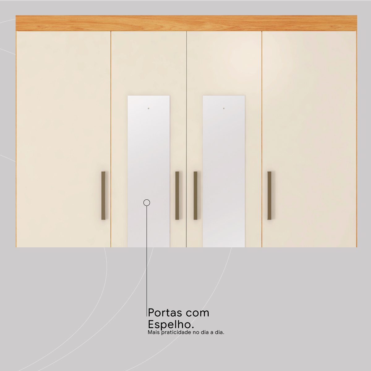 PORTA COM ESPELHO Dem&oacute;bile M&oacute;veis