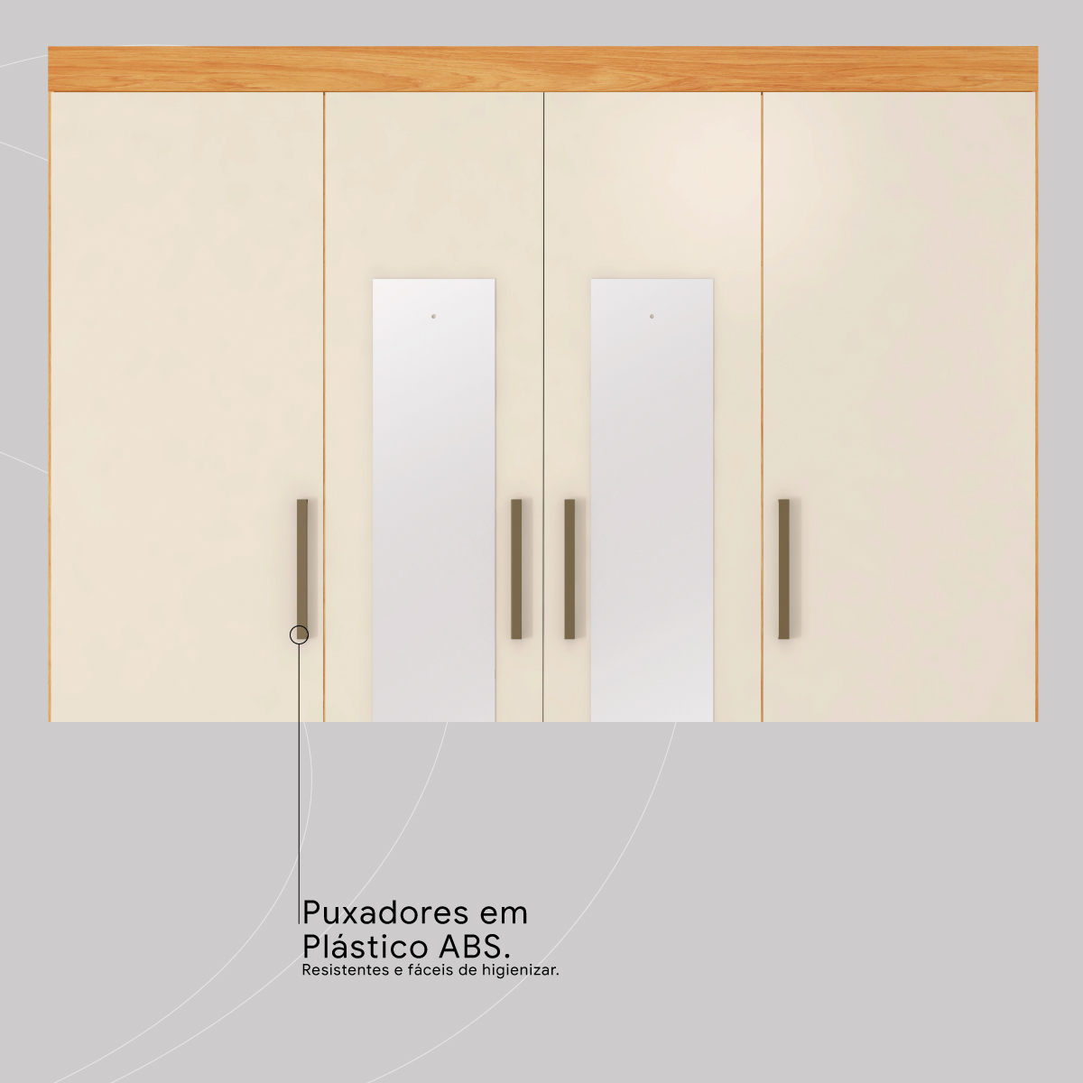 PUXADORES EM PLASTICO ABS 1 Dem&oacute;bile M&oacute;veis