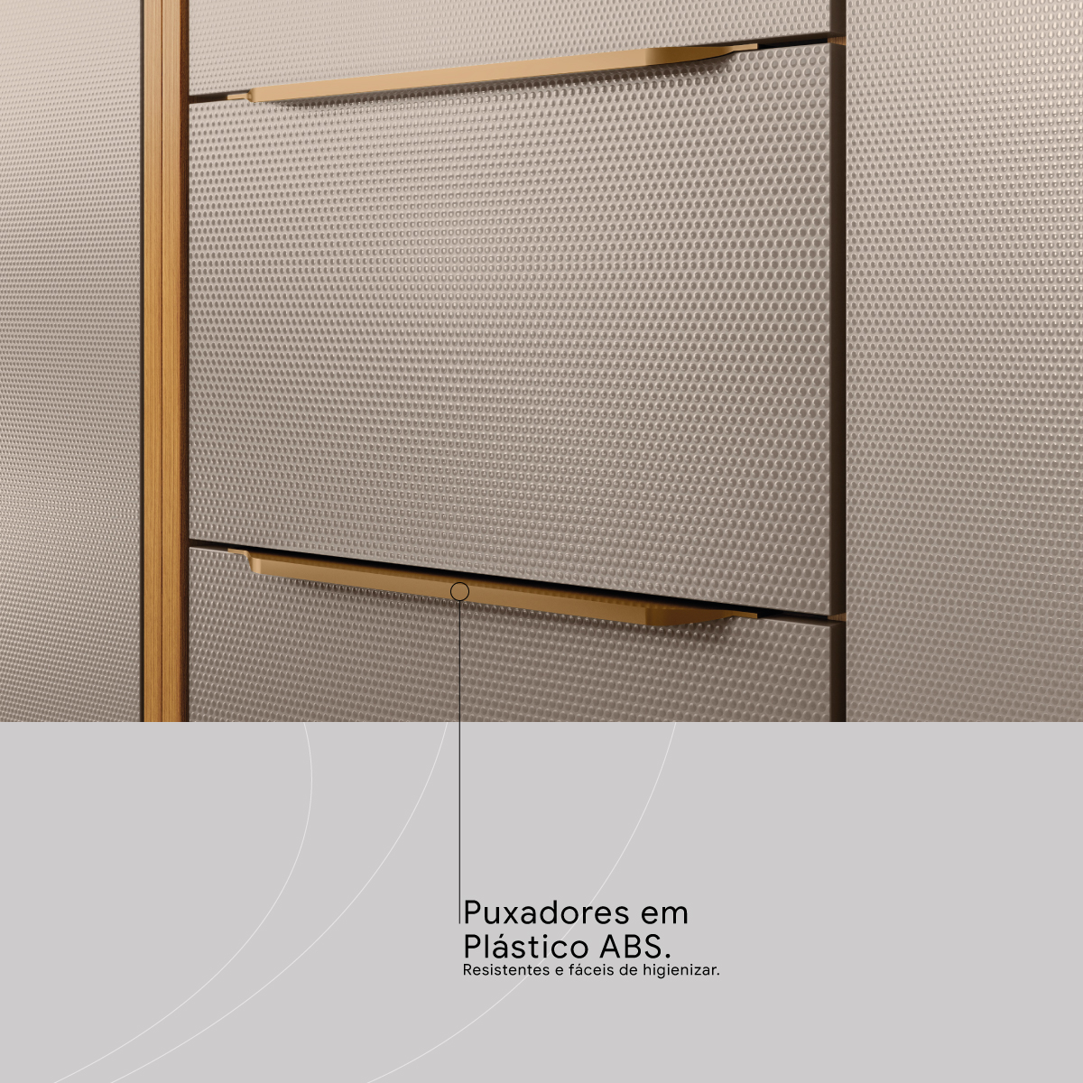 PUXADORES EM PLASTICO ABS 13 Demóbile Móveis