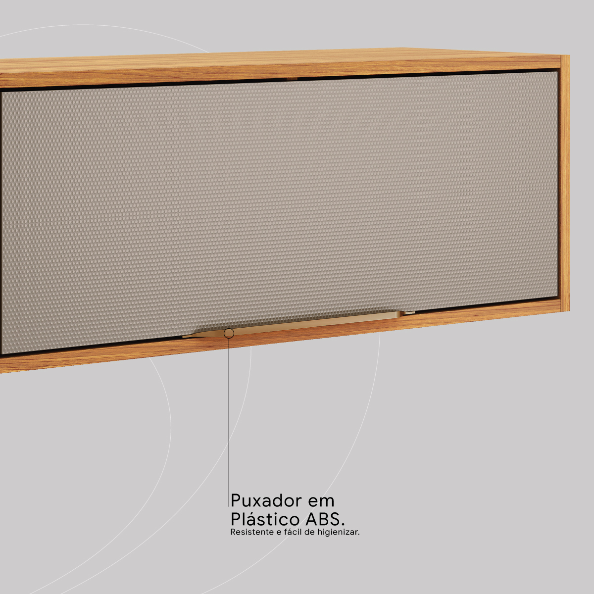 PUXADORES EM PLASTICO ABS 7 Demóbile Móveis