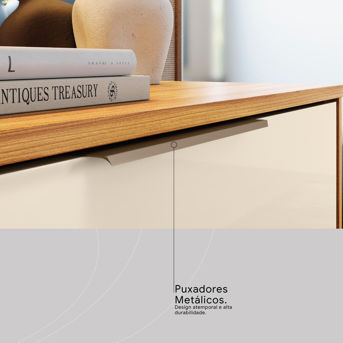 PUXADORES METALICOS Demóbile Móveis