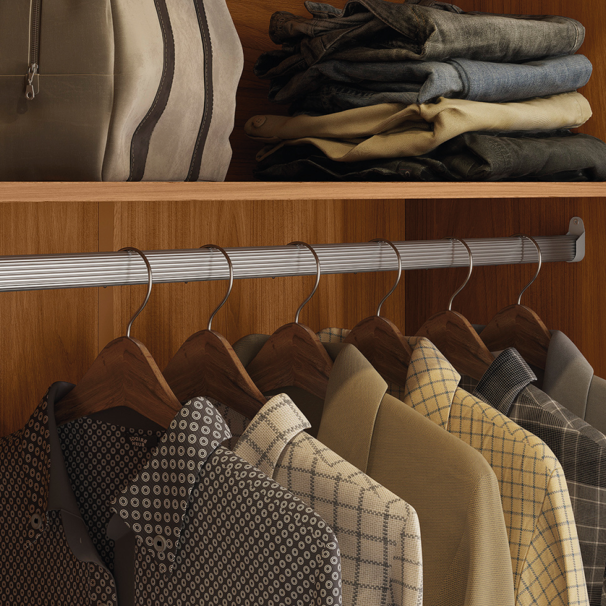 CABIDEIRO METALICO NOGUEIRA TOUCH 1 Demóbile Móveis