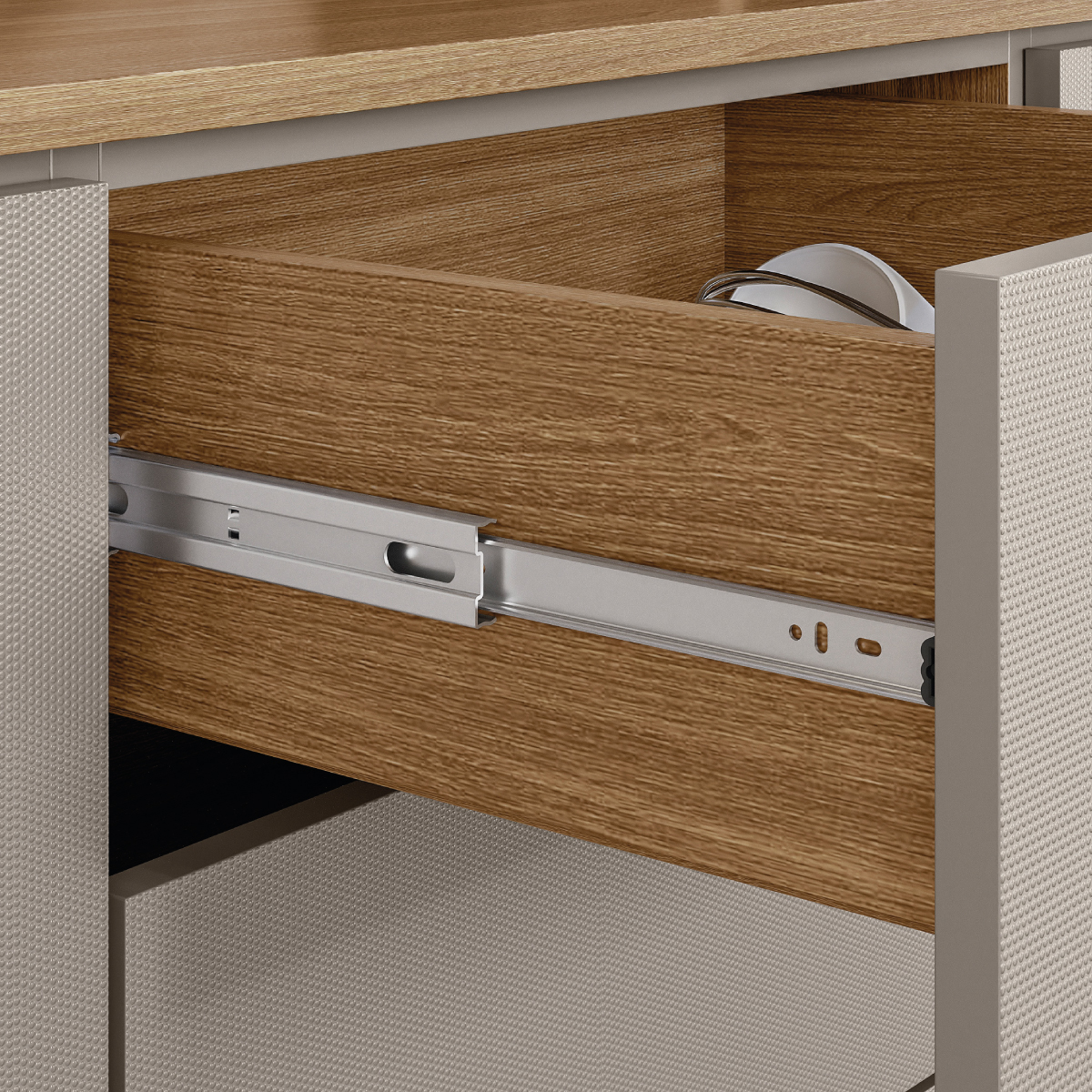 CORREDICA TELESCOPICA MES CAB GIARDINO Demóbile Móveis