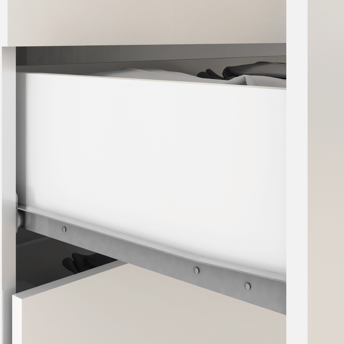 CORREDICAS METALICAS BRANCO Demóbile Móveis