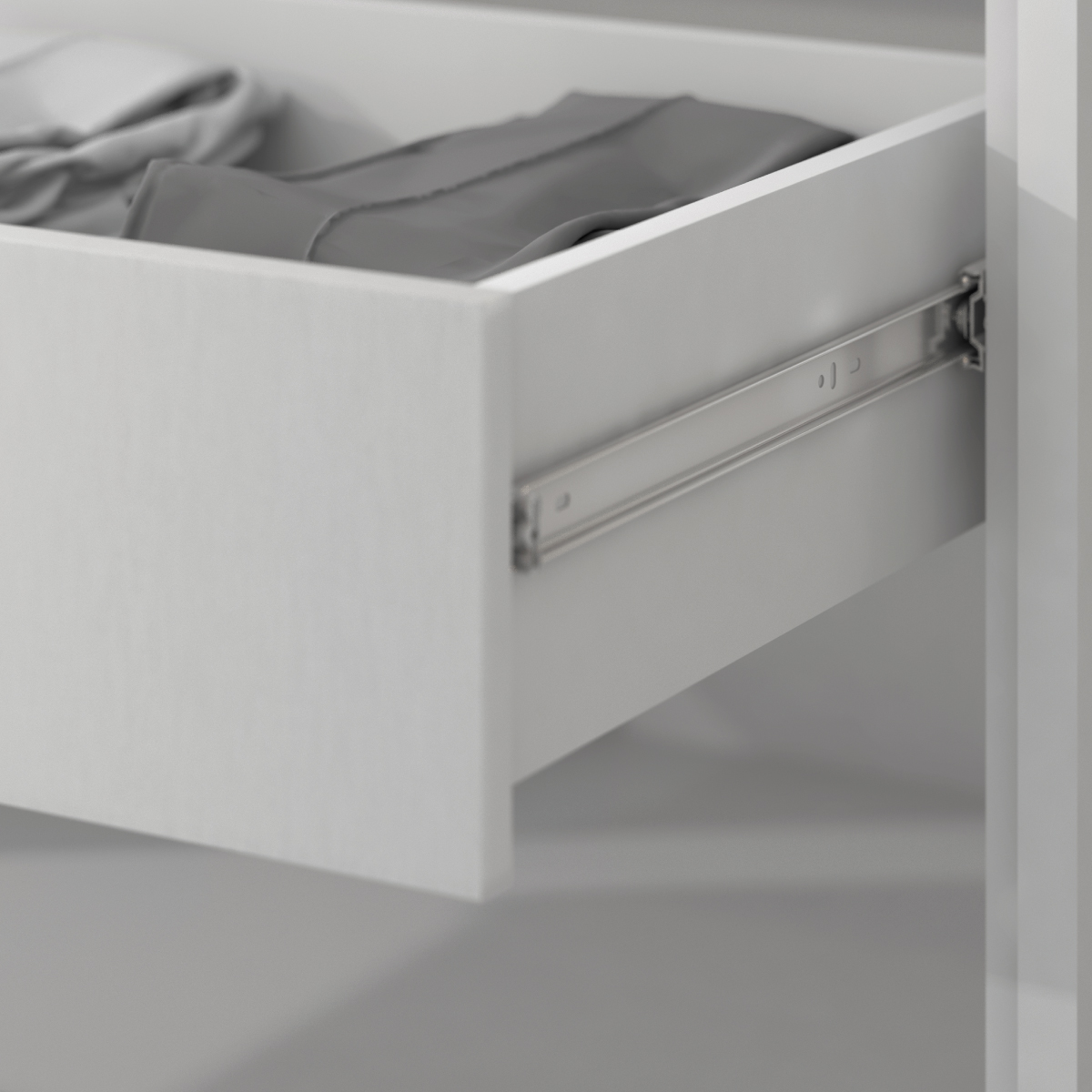 CORREDICAS TELESCOPICAS BRANCO Demóbile Móveis